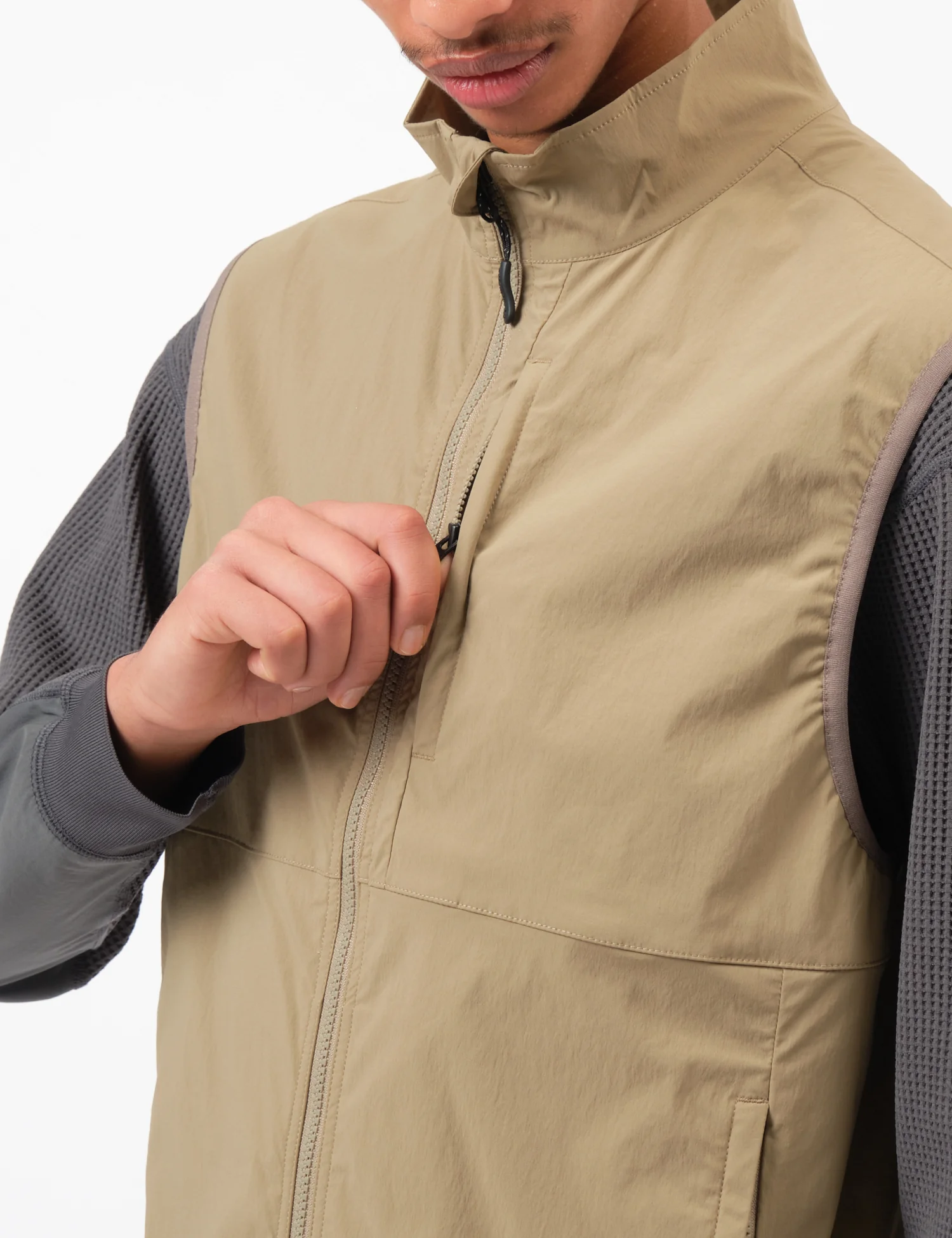 Snow Peak NSD Utility Vest - Greige - Image 2