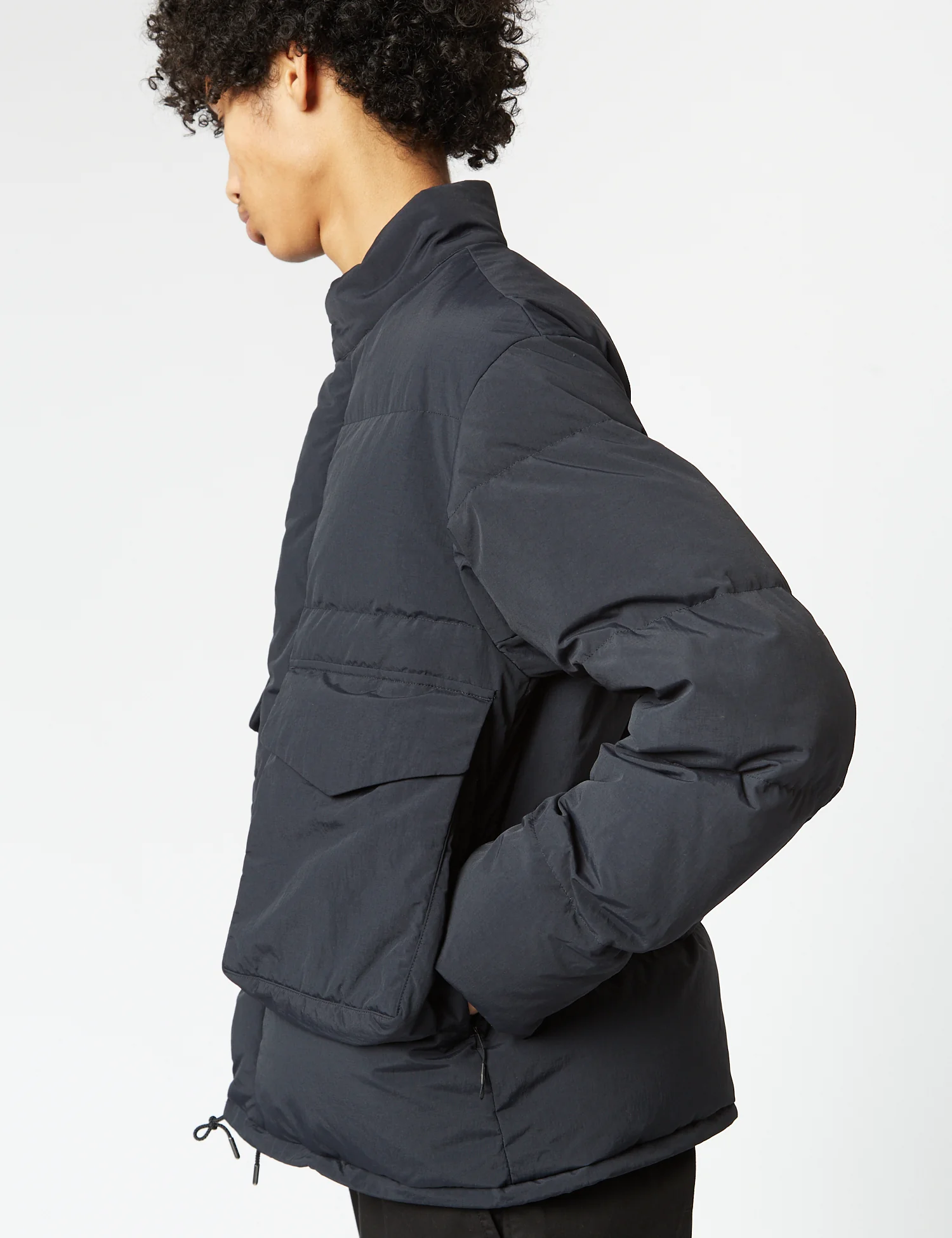 Snow Peak Recycled Down Jacket - Black - Image 4