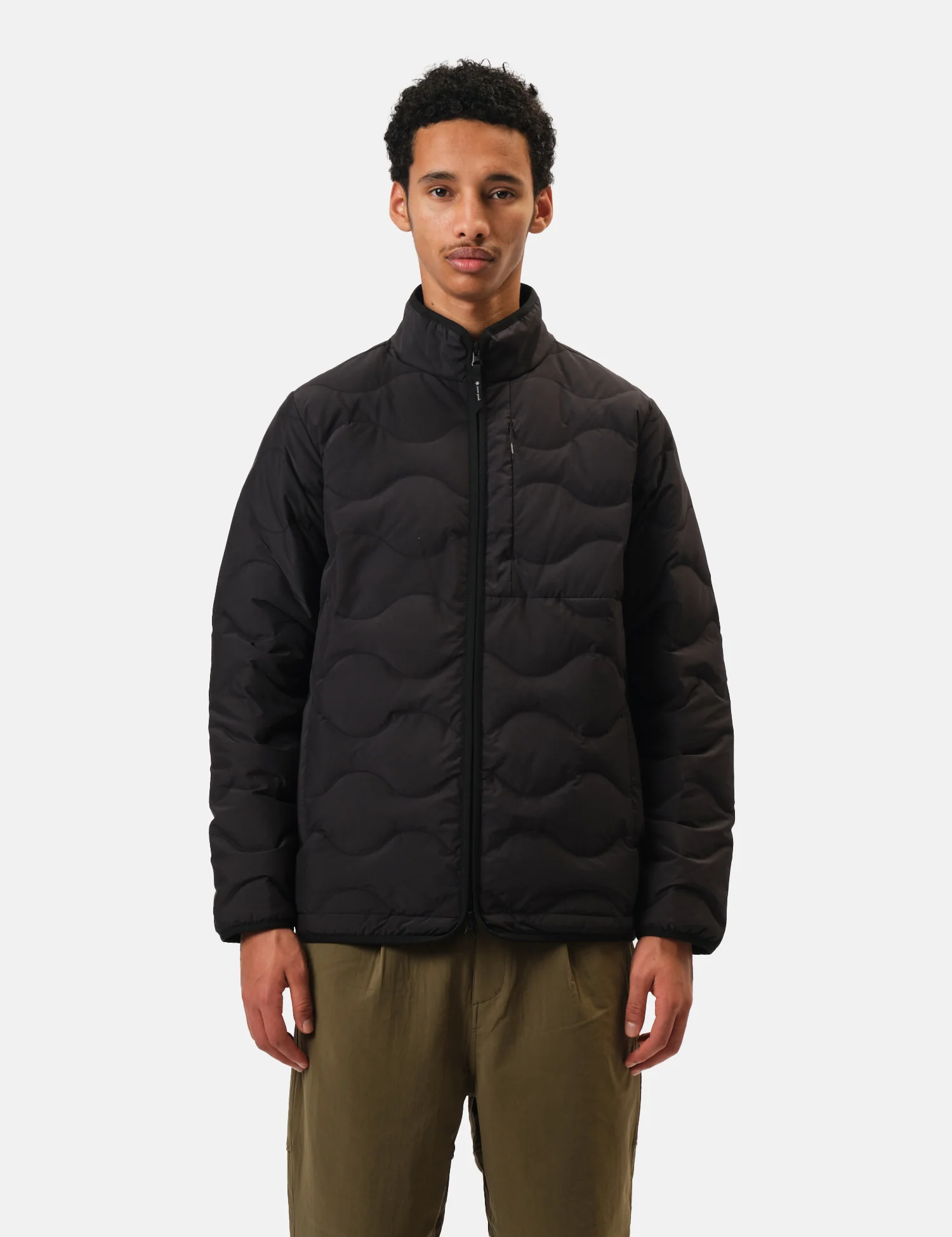 Snow Peak Seamless Quilted Down Jacket - Black