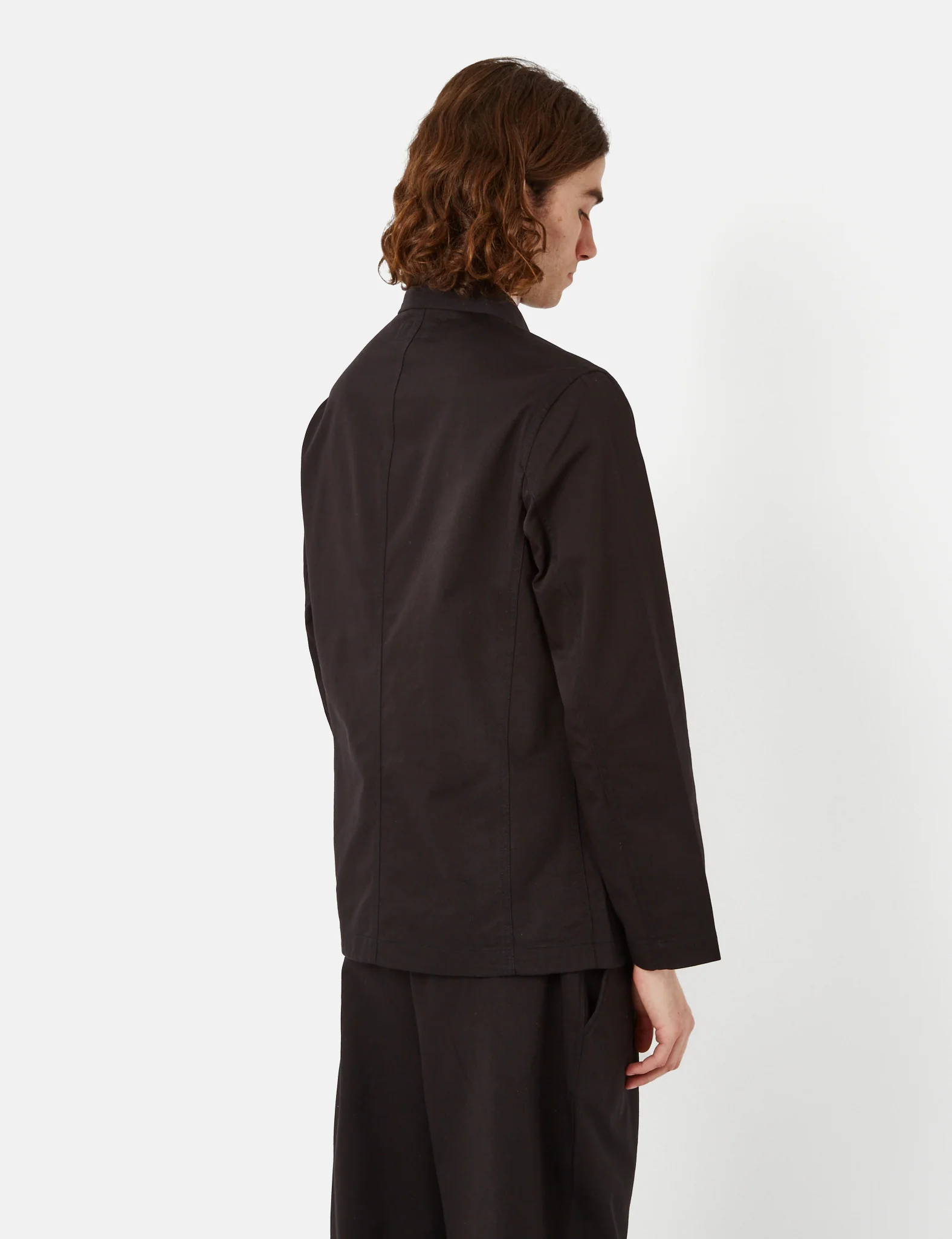 Universal Works Bakers Jacket - Black - Image 5