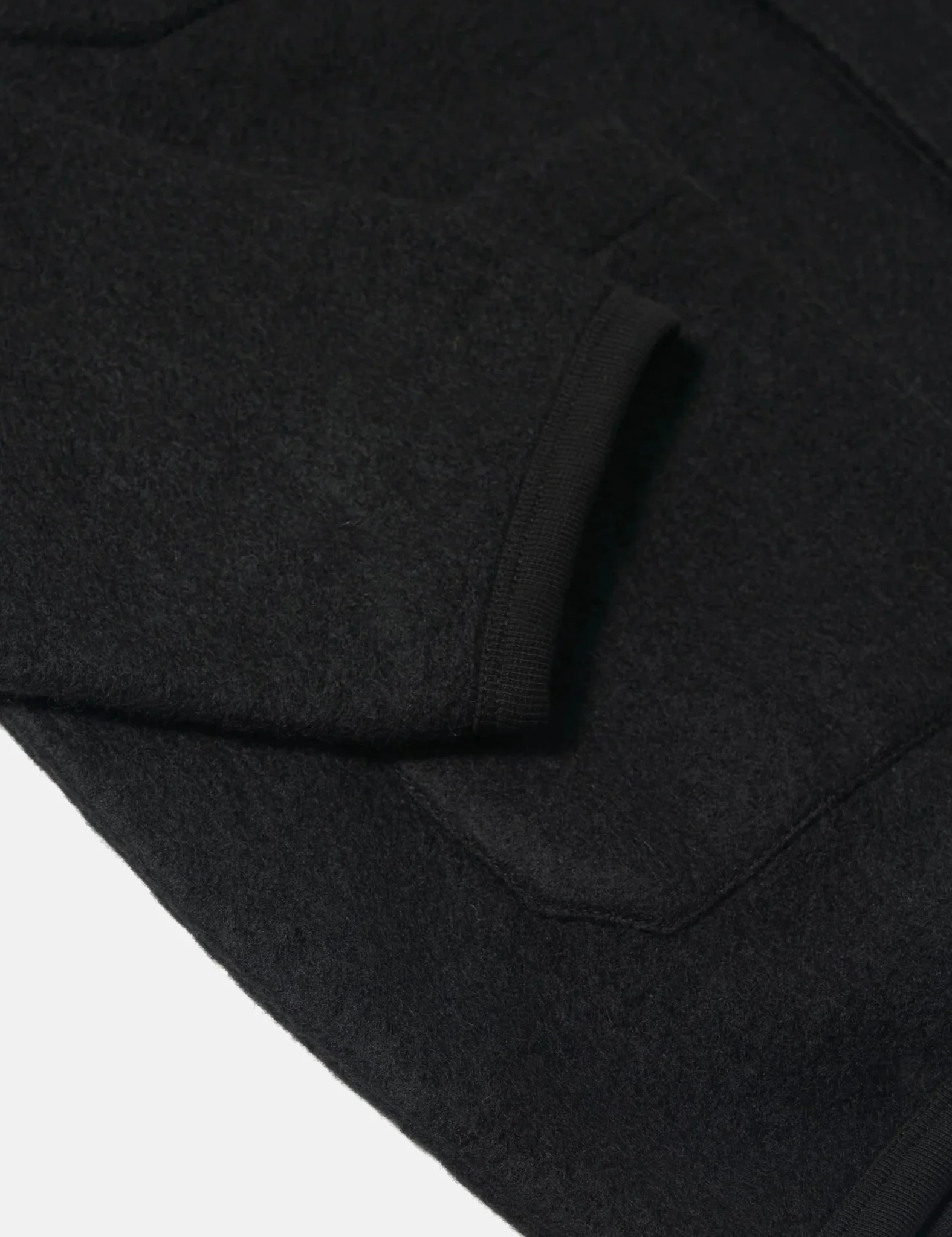 Universal Works Cardigan (Wool Fleece) - Black - Image 10