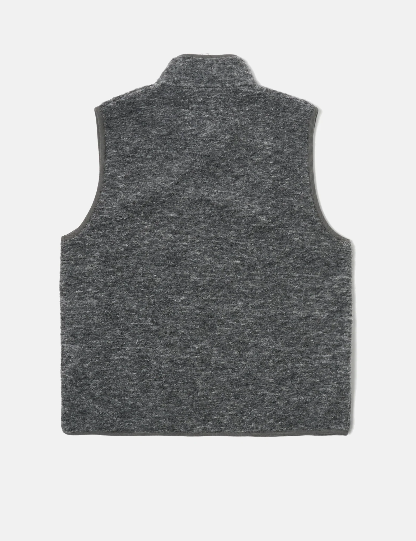 Universal Works Climbing Gilet (Teddy Fleece) - Grey - Image 8