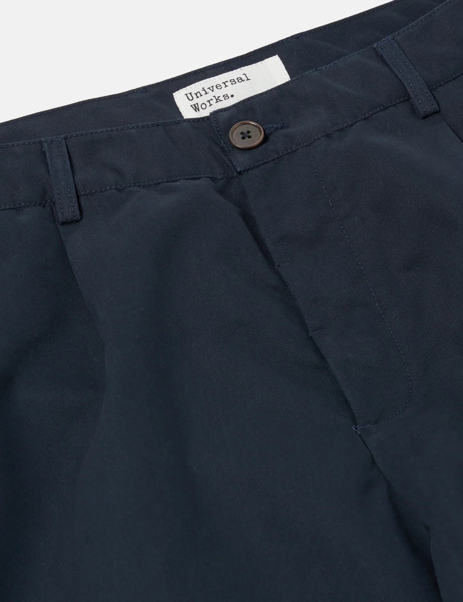 Universal Works Duke Pant (Brushed Polytech) - Navy Blue - Image 4