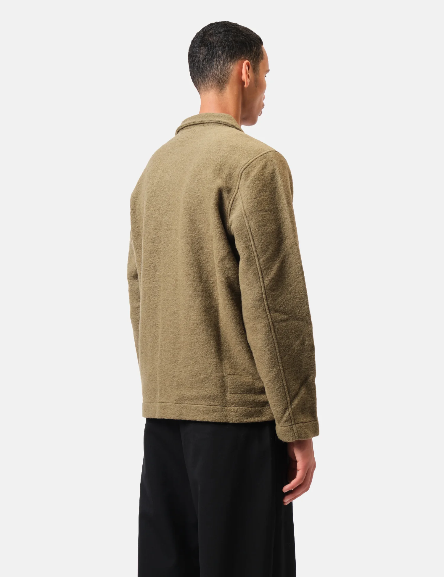 Universal Works Field Jacket (Wool) - Lovat Green - Image 5
