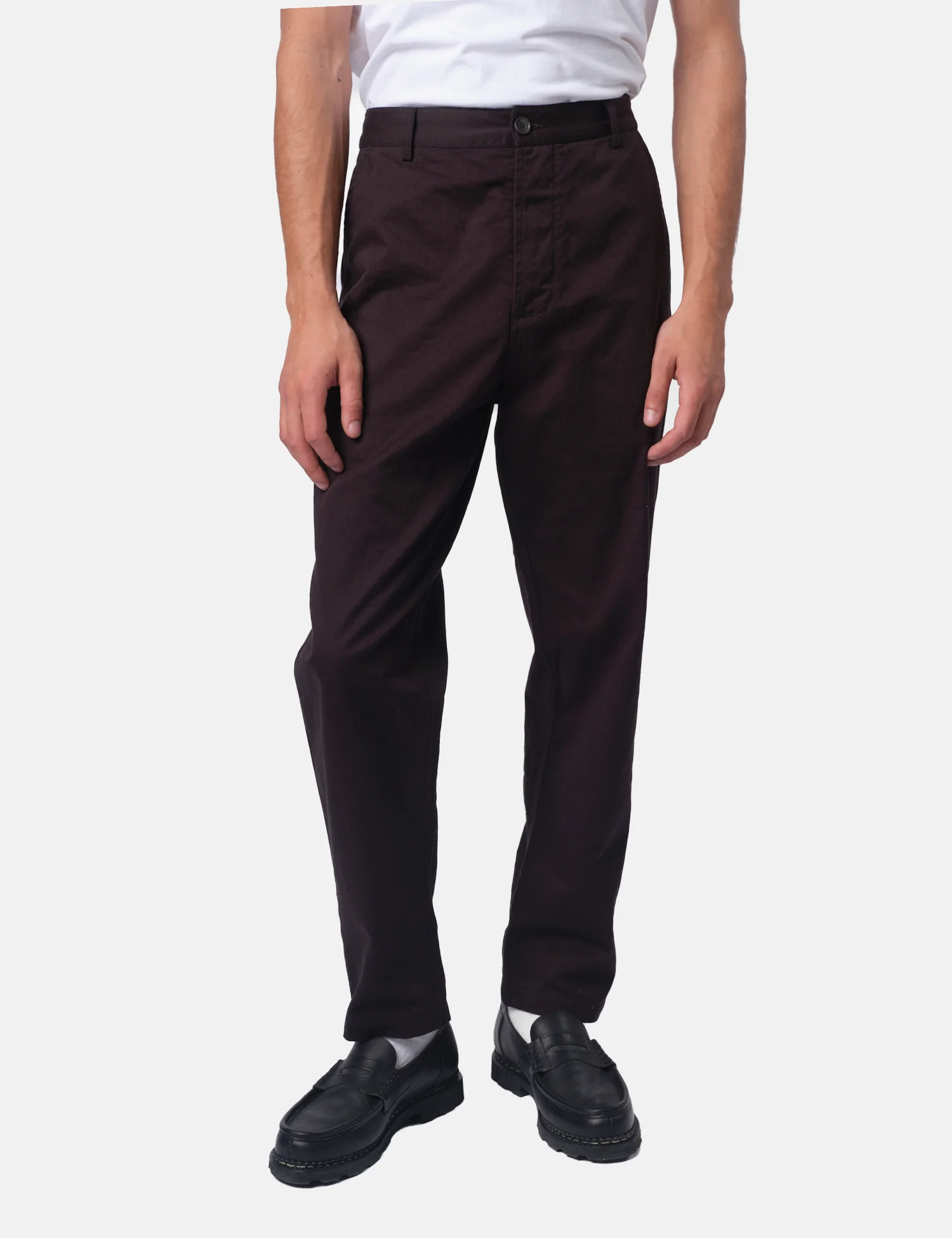 Universal Works Military Chino (Twill) - Black - Image 3