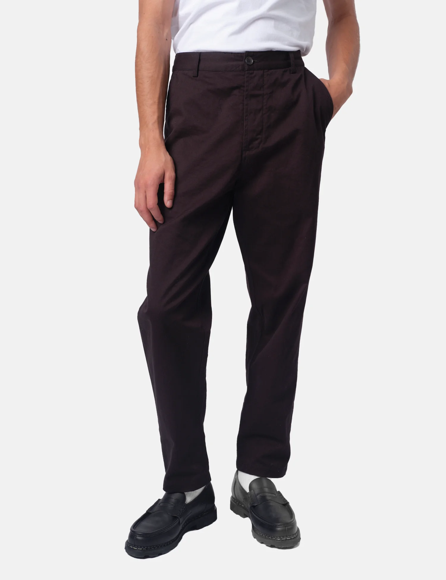 Universal Works Military Chino (Twill) - Black - Image 4