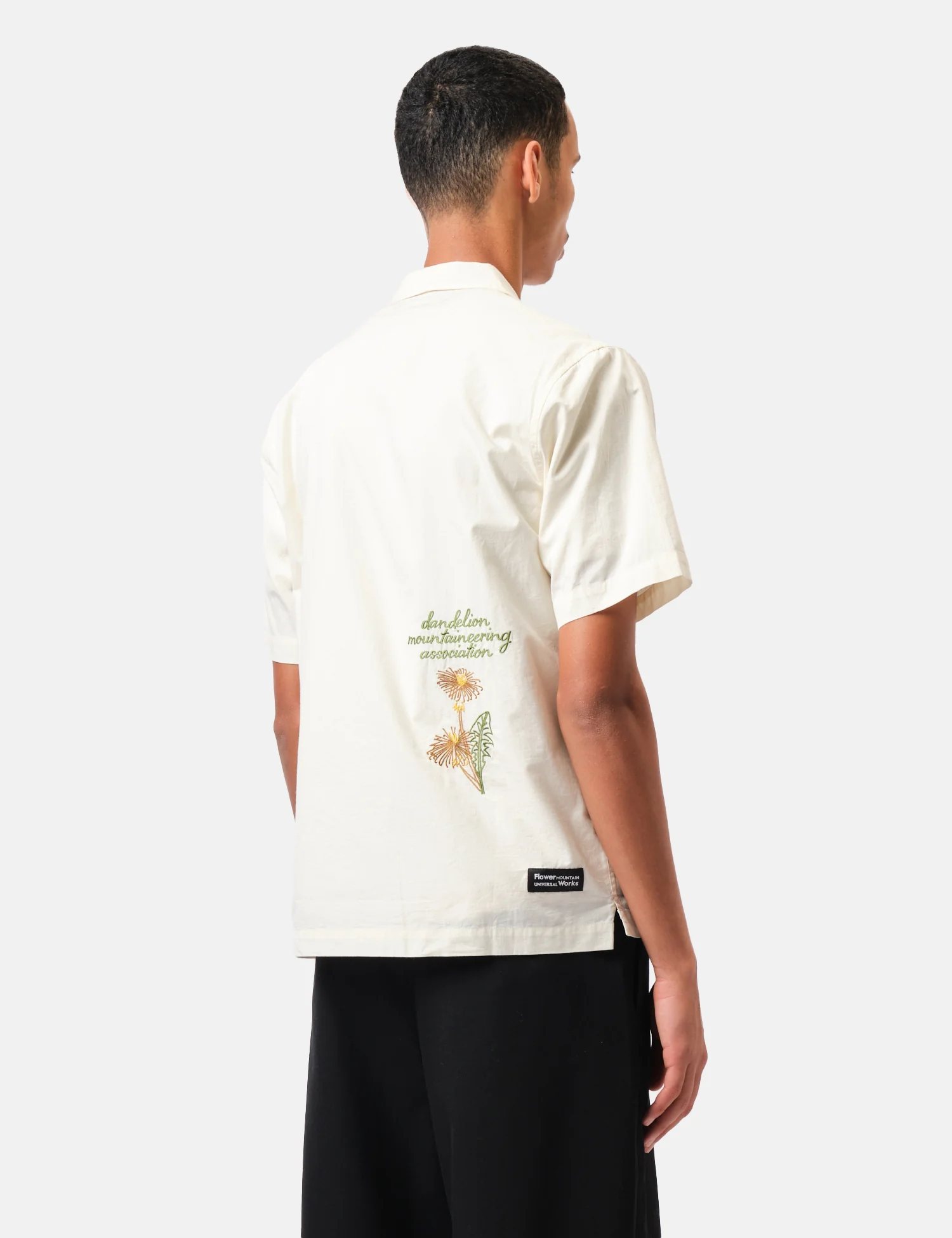 Universal Works x Flower Mountain Minari Shirt - Ecru - Image 5
