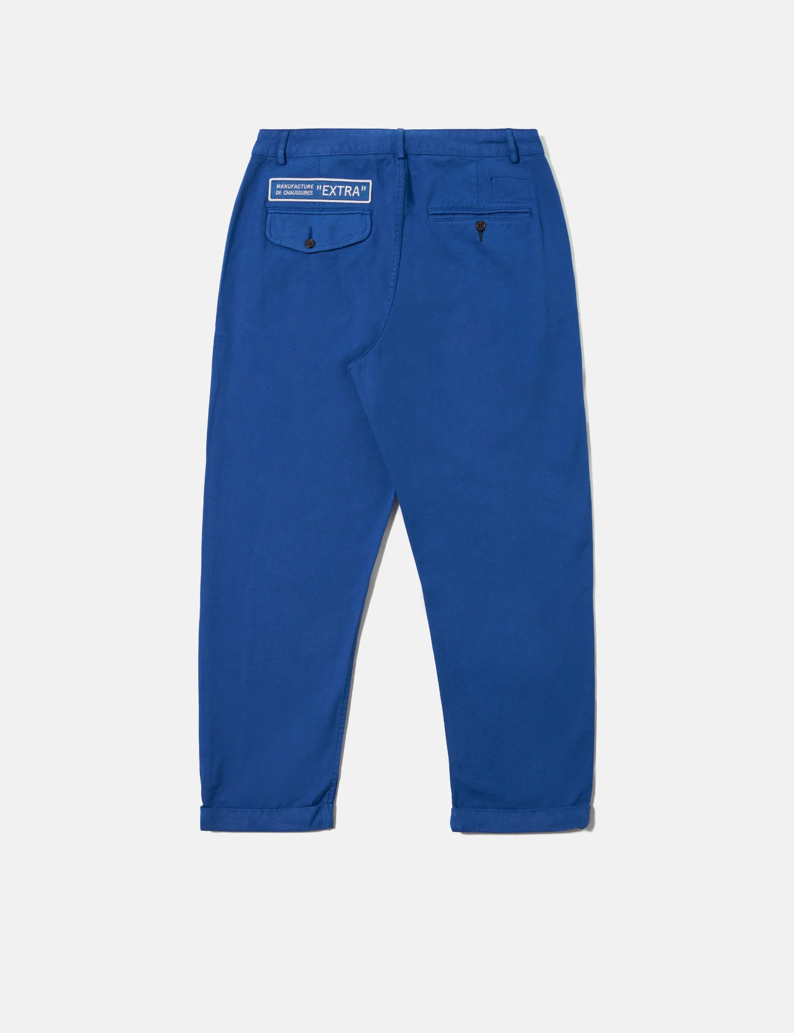 Universal Works x Paraboot Super Chino (Derek Twill) - Blue - Image 4