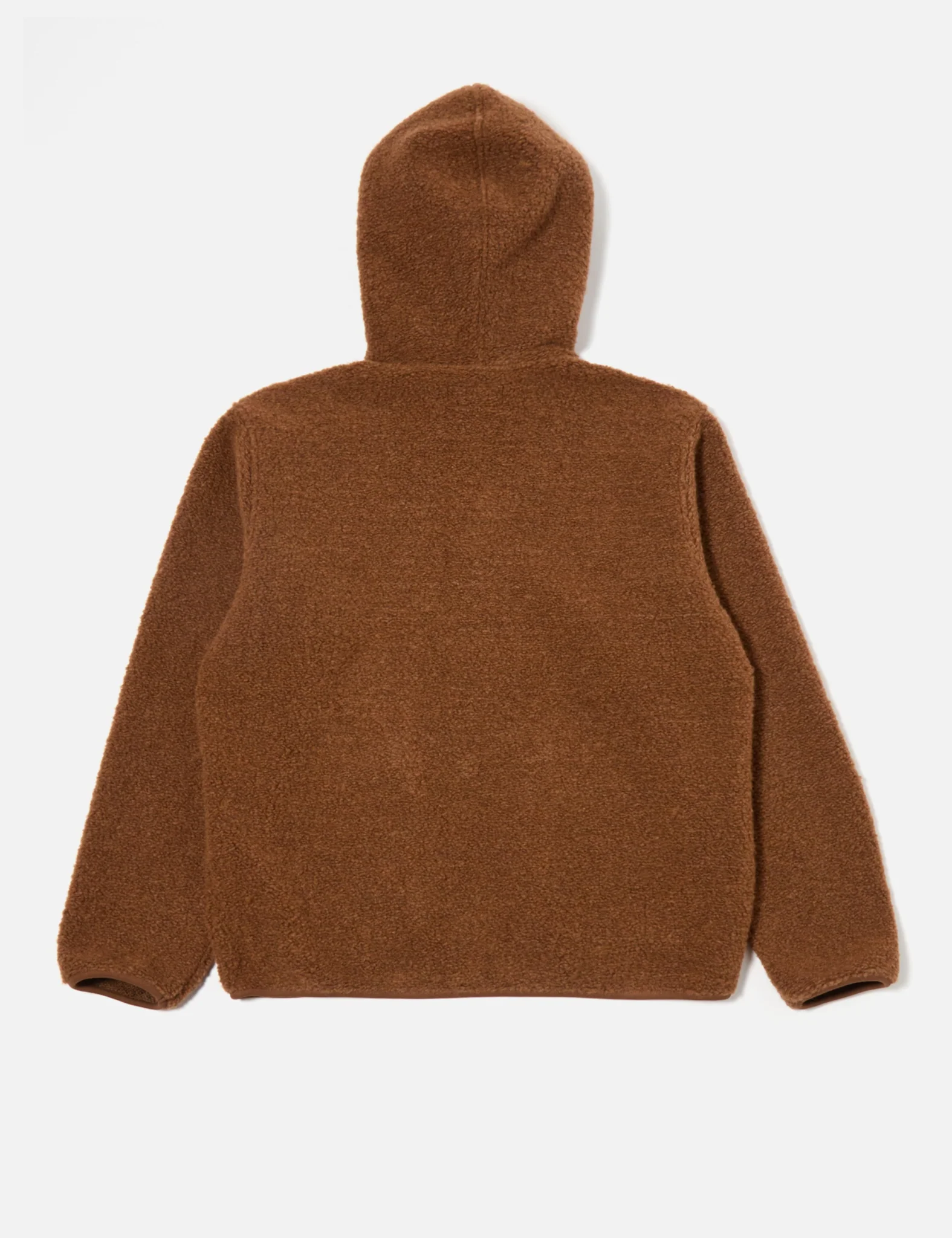 Universal Works Travel Hoodie (Alvar Fleece) - Cumin - Image 8