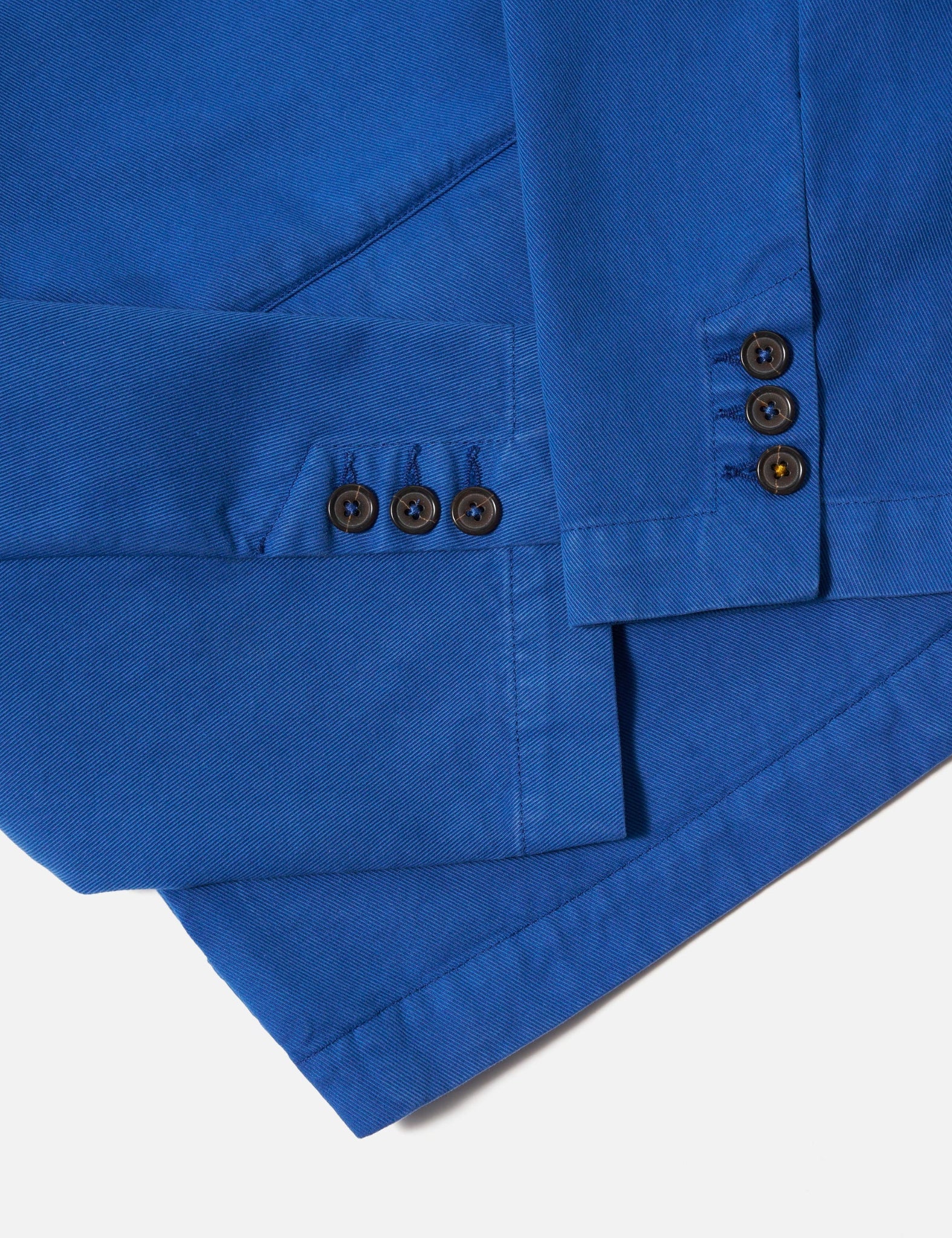 Universal Works x Paraboot Warmus Jacket (Derek Twill) - Blue - Image 4