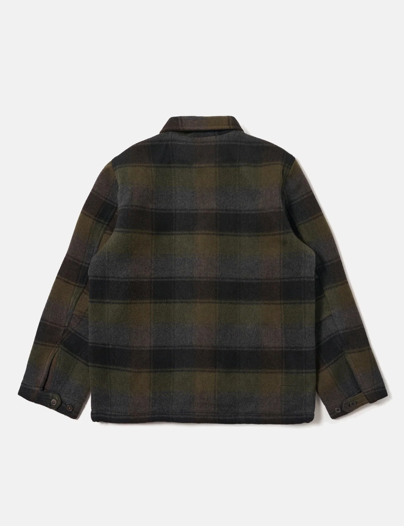 Universal Works Wayfarer Jacket (Berlin Wool Check) - Black/Brown - Image 9