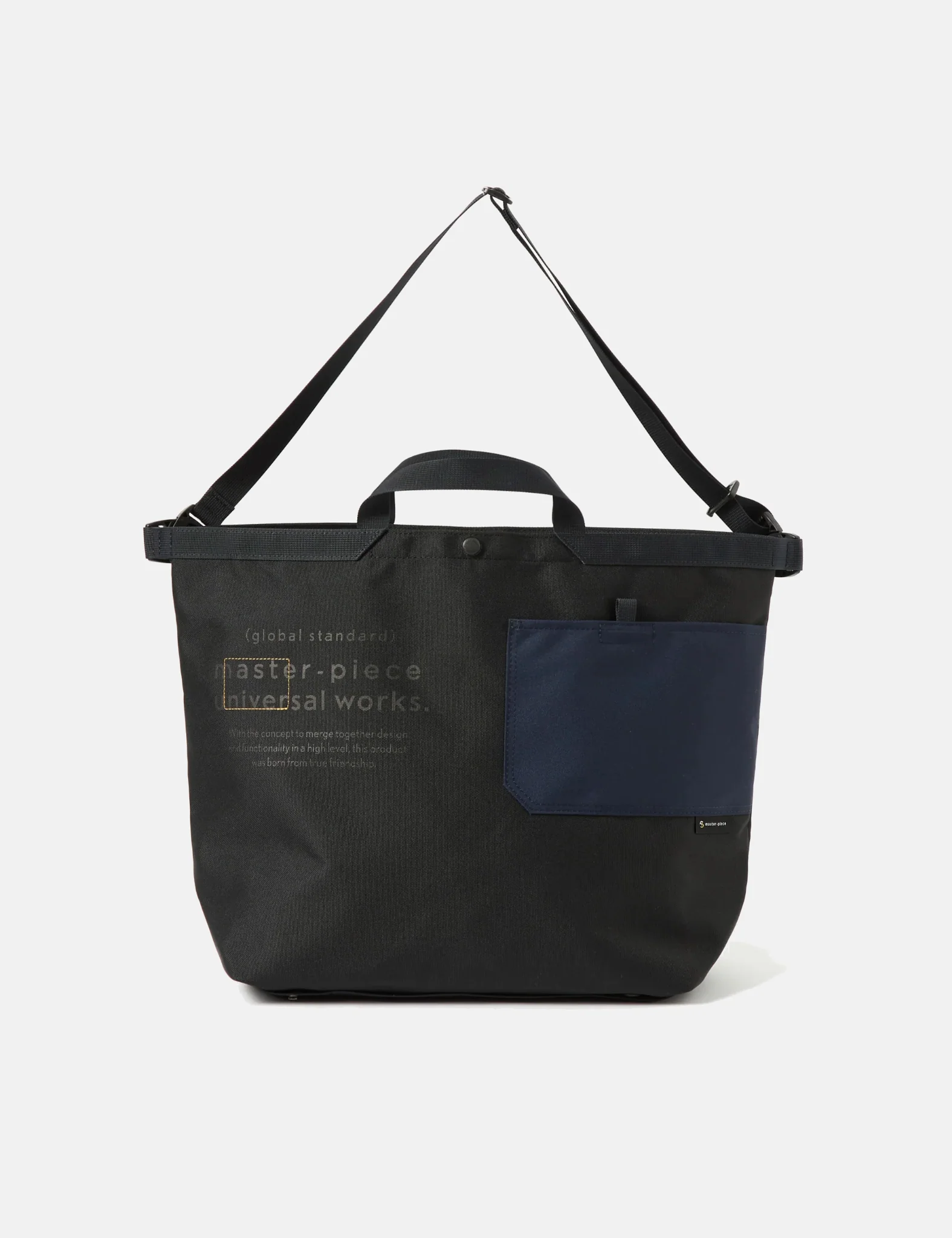 Universal Works x Master-Piece Tote Bag (Large) - Black