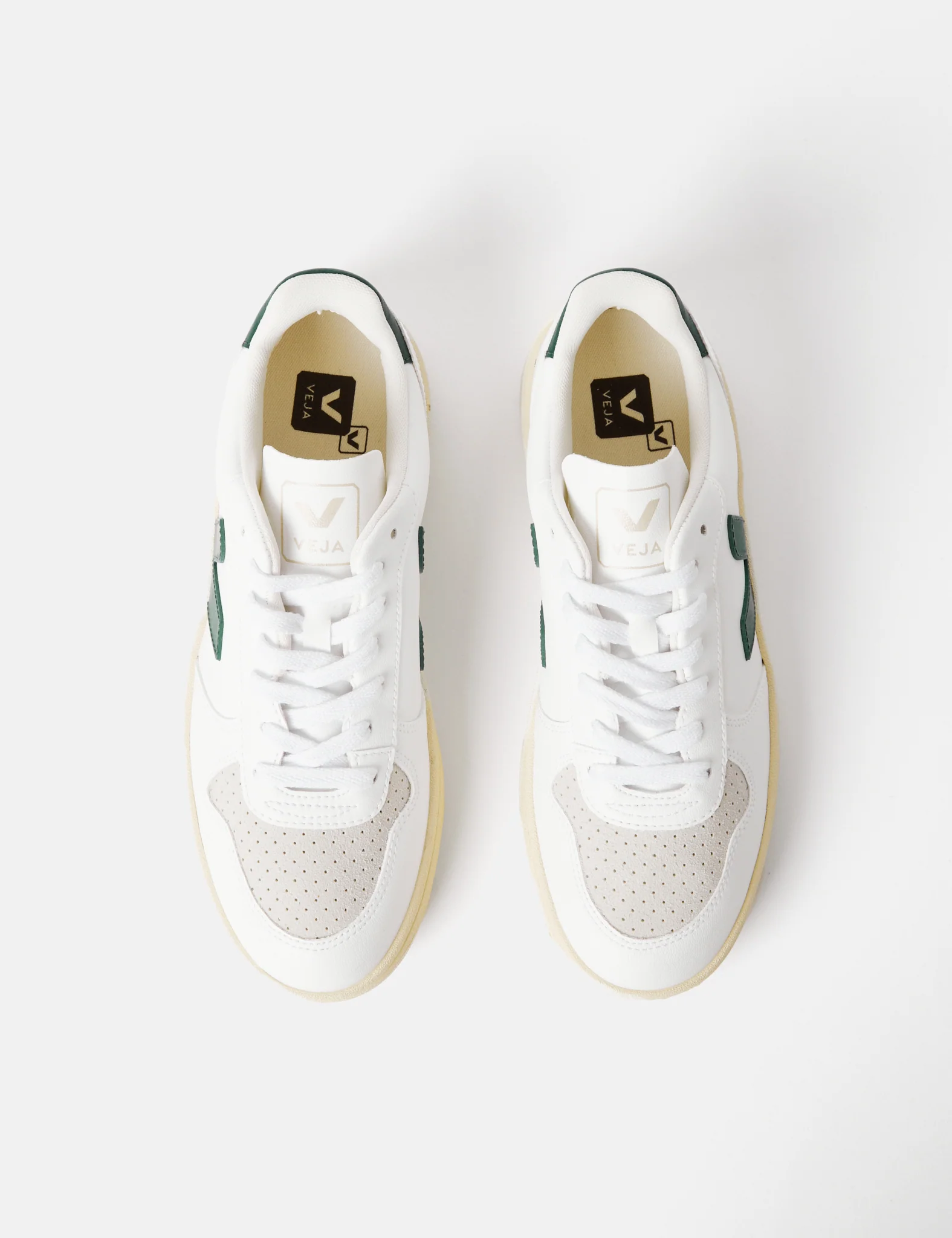 Women's Veja V-10 CWL Trainers - White/Brittany - Image 5