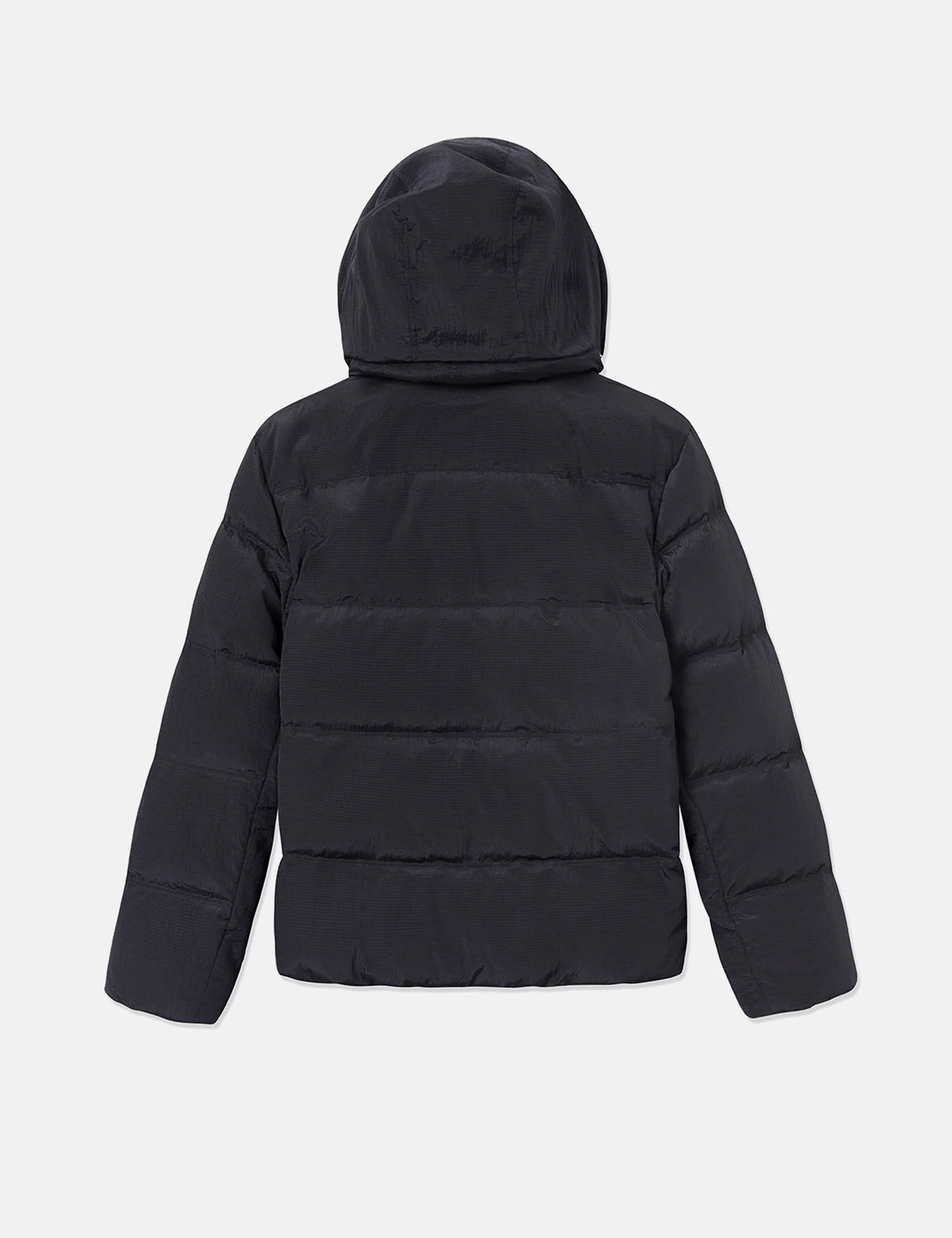 Wood Wood Ventus Tech Stripe Down Jacket - Black - Image 6