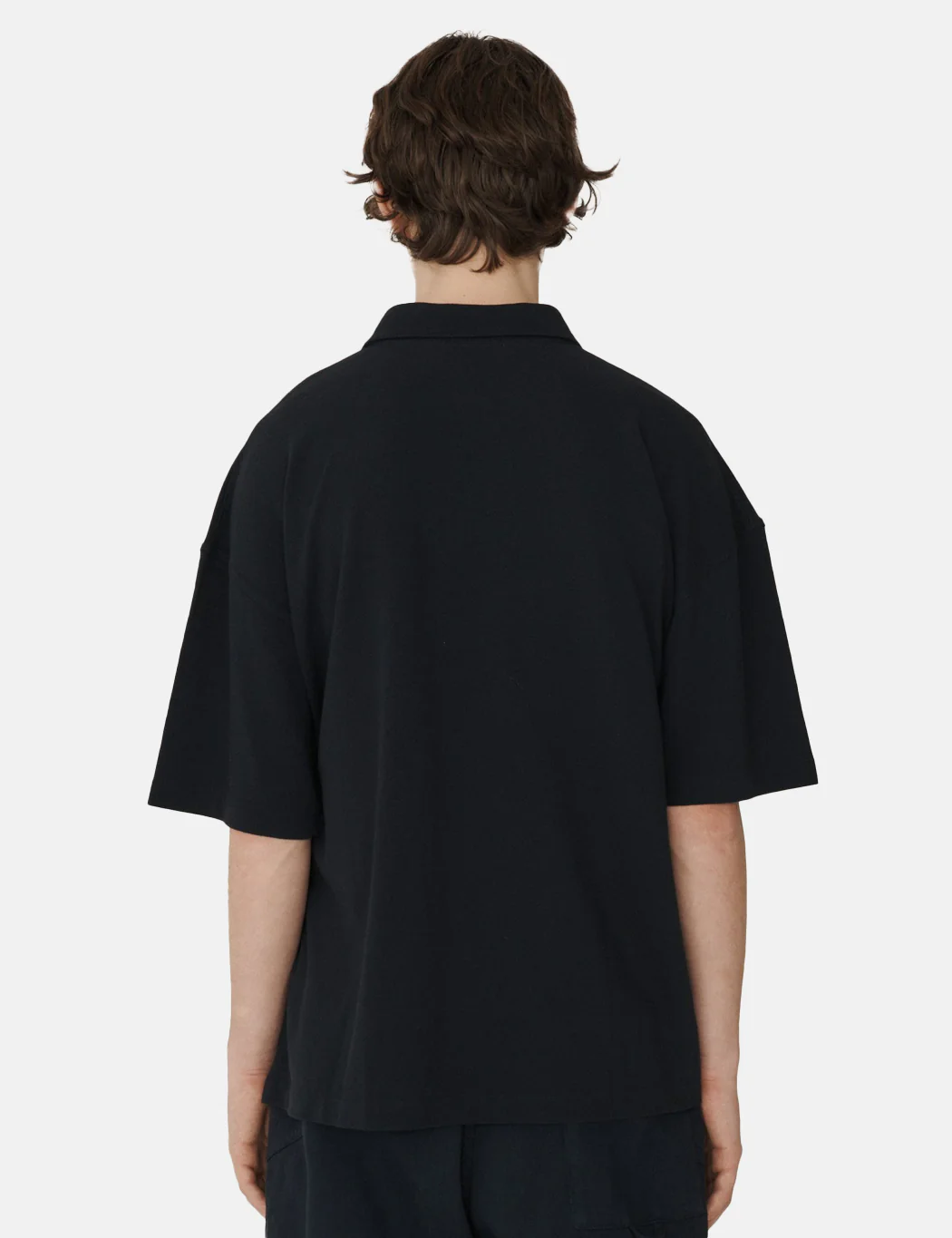 YMC Earth Polo T-Shirt (Organic) - Navy Blue - Image 4